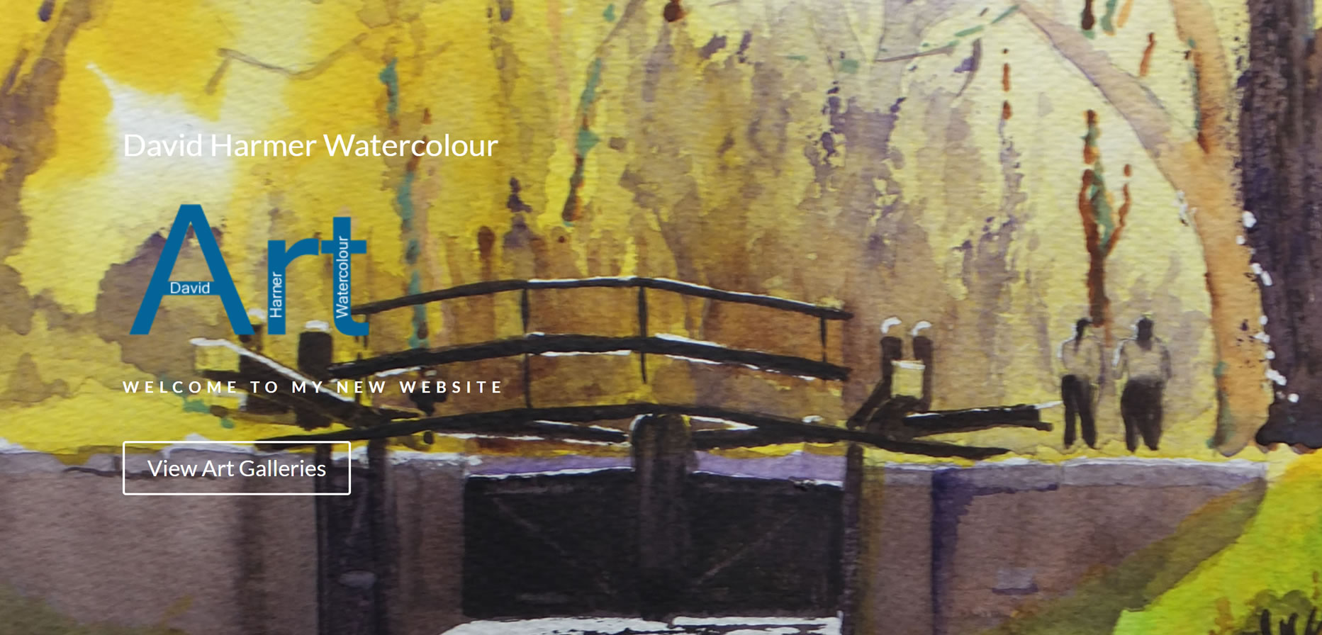 Art Website Builder - Sussex & Surrey Artists site for David Harmer Watercolour