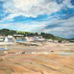 Amroth Beach Pembrokeshire – Coastal Scene – Cookham Artist Karen Davies