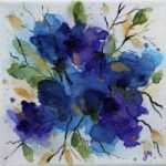 Meconopsis Blue Poppy – Watercolour – Henley Arts Trail Artist Maria Meerstadt