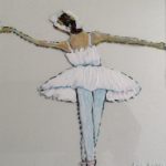 Ballerina – Dancer on Glass – Contemporary Berkshire Figurative Artist Lee Driver