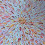 Exploding Flower – Acrylic and Gesso Painting – Berkshire Artist Lee Driver