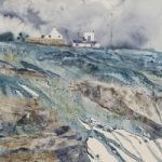 Pendeen Cornwall Clifftop by Contemporary Coastal Artist – Linda Saul