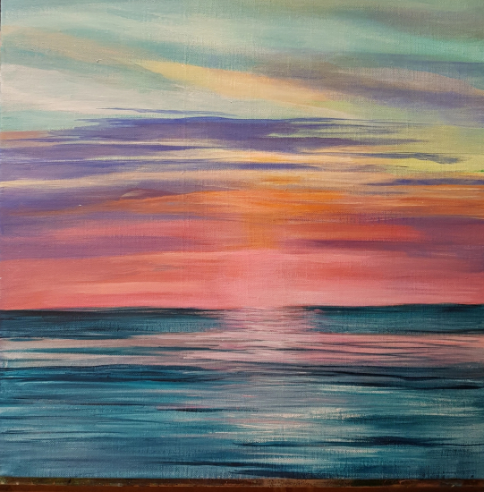 Sunset - Seascape by Windsor Berkshire Artist Sucheta Rose - Indescence