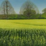 Art – Spring Landscape Painting by Caversham Reading Berkshire Artist Michael Norcross