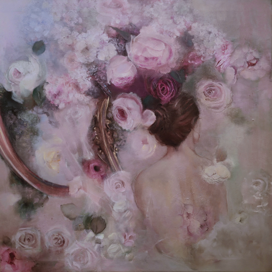 Into the Woods - Original Oil Painting by Newbury Berkshire Artist Ruma Husain Into the Woods - Original Oil Painting by Newbury Berkshire Artist Ruma Husain